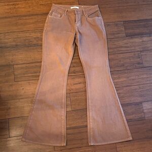 PacSun Brown Flared Denim Jeans